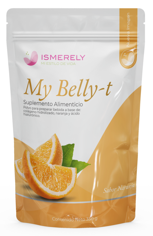 My Belly-t (Biotibelle) Colágeno en polvo Biótina + Glutatión sabor Naranja